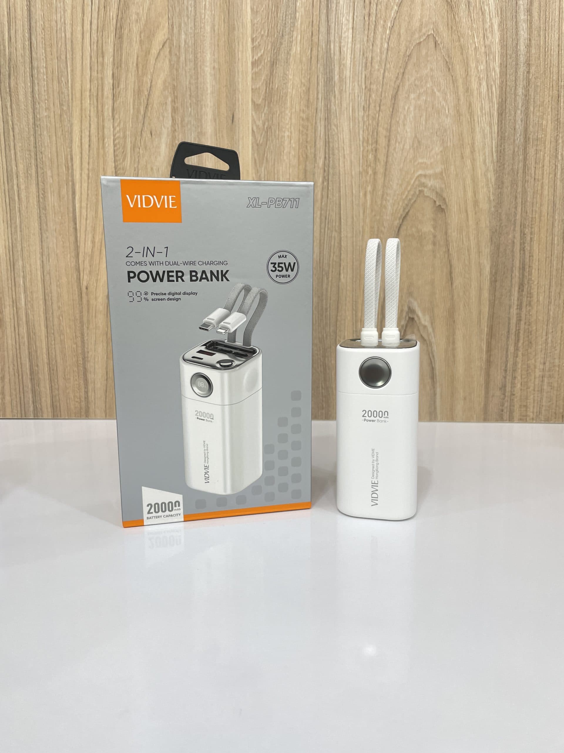 پاوربانک ۲۰۰۰۰ میلیآمپر ویدوی VIDVIE XL-PB711 (35W) — تصویر ۳