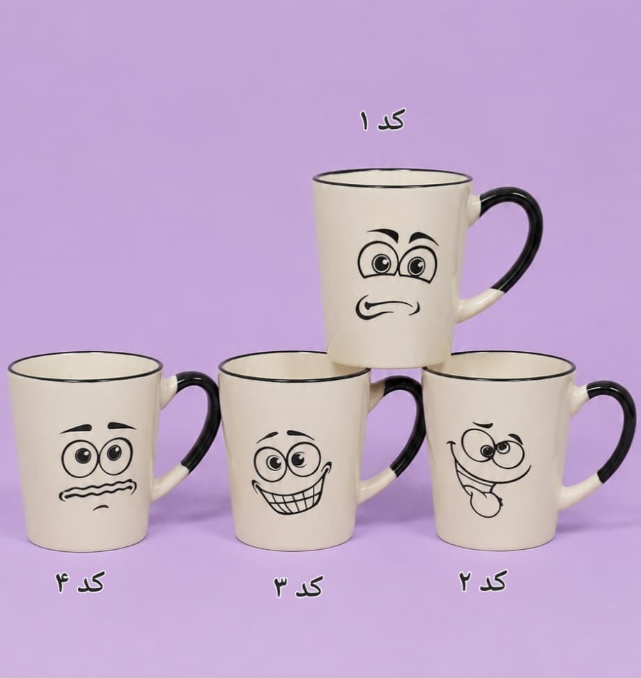 ماگ سرامیکی فانتزی طرح ایموجی