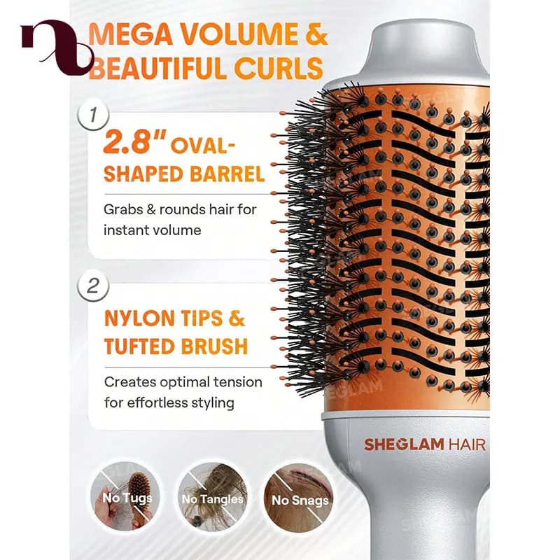 برس حرارتی حجمدهنده شیگلم مدل Blowout Bliss — تصویر ۶