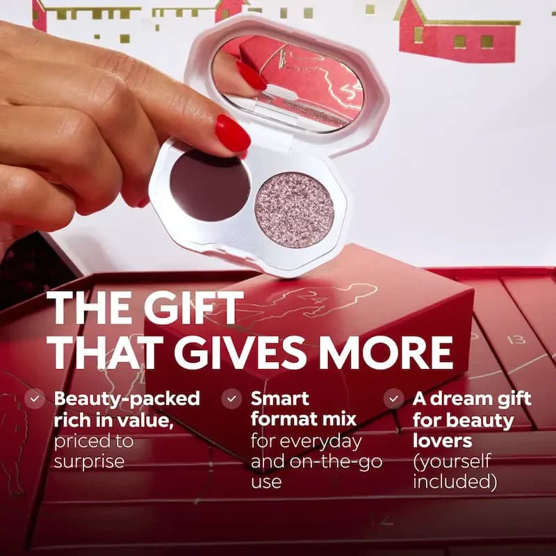 پک اسنو کیس کیکو snow kissed holiday Advent calender kiko — تصویر ۷