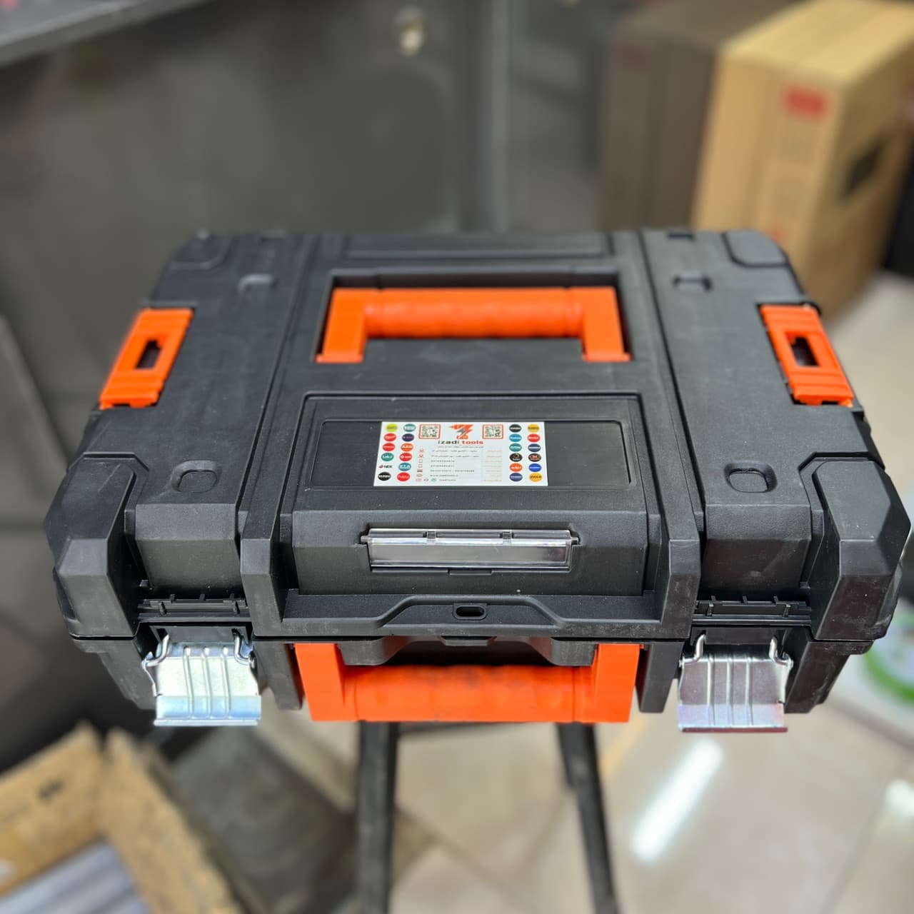 کیت دریل و مینی فرز پی ام مدل KIT-DM دوباتری — تصویر ۶