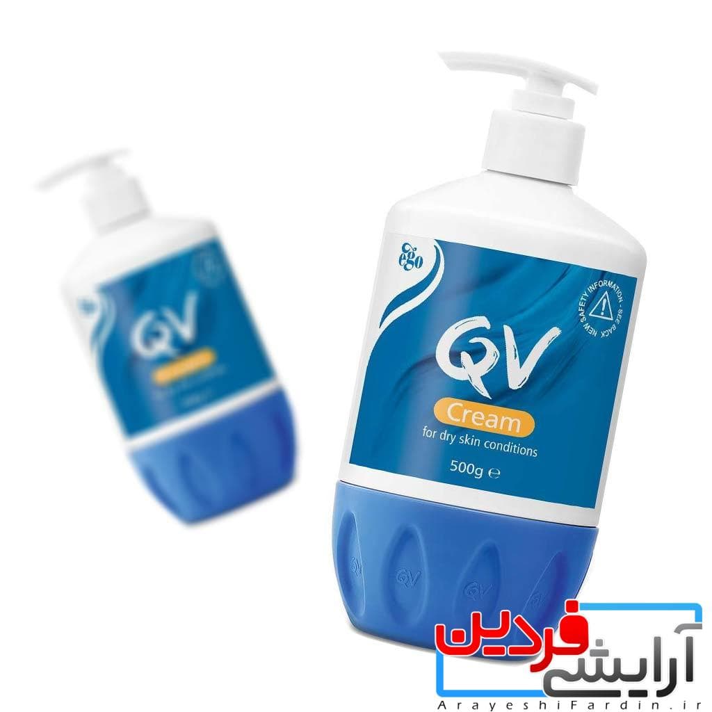 کرم مرطوبکننده پمپی کیووی حجم 500 گرم — تصویر ۶