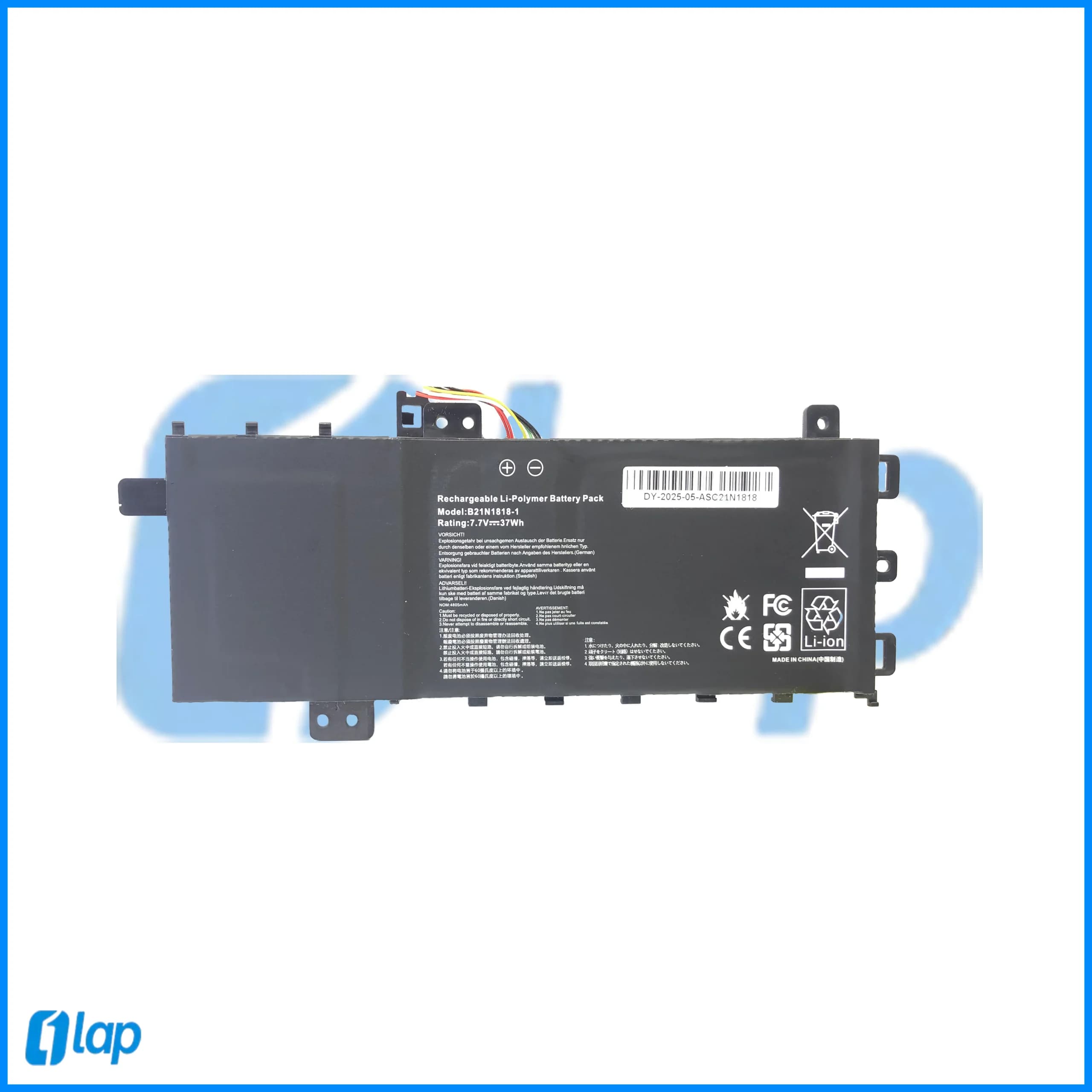 باتری لپ تاپ ASUS مدل F512/B31N1732 — تصویر ۲