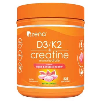 کراتین مونوهیدرات پاستیلی زینا نوتریشن Zena D3/K2 + Creatine Gummies