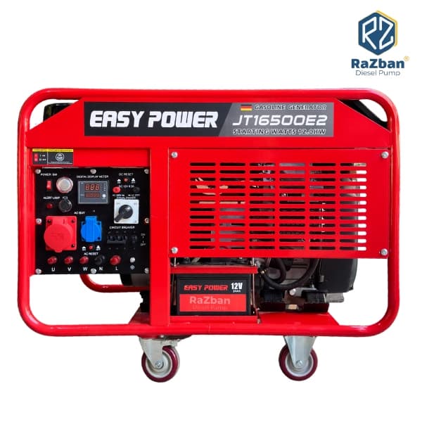 موتور برق بنزینی ایزی پاور 12 کیلووات مدل JT16500E2 تک فاز و سه فاز با پورت ATS