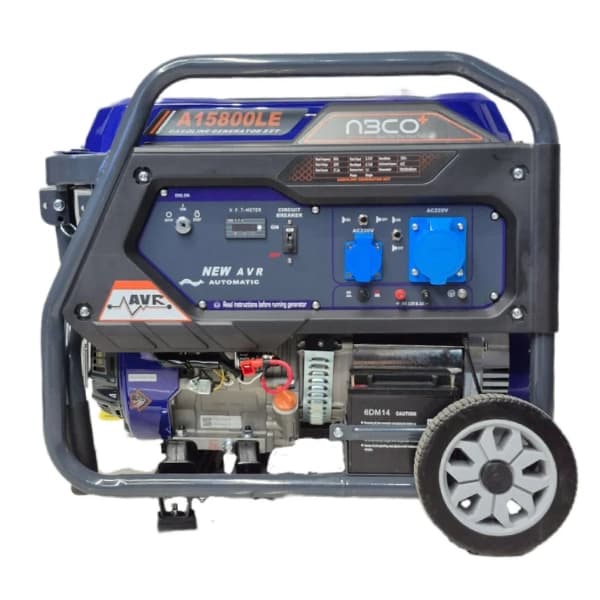 موتور برق بنزینی آبکو 8.7 کیلووات مدل A15800LE-T تک فاز و سه فاز استارتی