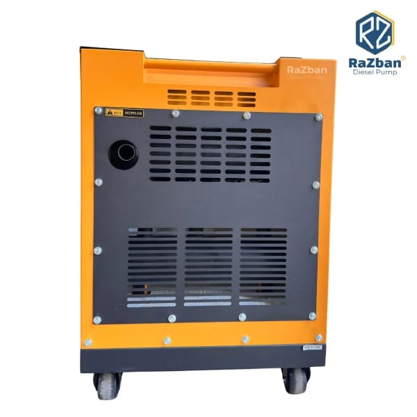 موتور برق دیزلی ایزی پاور 12 کیلووات مدل KDE18000W تک فاز و سه فاز سایلنت با پورت ATS — تصویر ۳