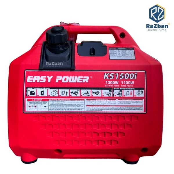 موتور برق بنزینی ایزی پاور 1.3 کیلووات مدل KS1500i اینورتری سایلنت کیفی — تصویر ۲