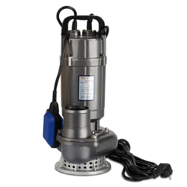 پمپ کفکش پلیکام 3 اینچ 12 متری مدل QDX40-7-1.1FP فلوتردار تک فاز