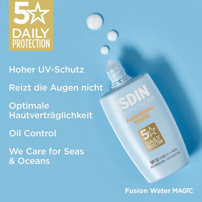ضد آفتاب ایزدین بی رنگ مجیک Fusion Water — تصویر ۶