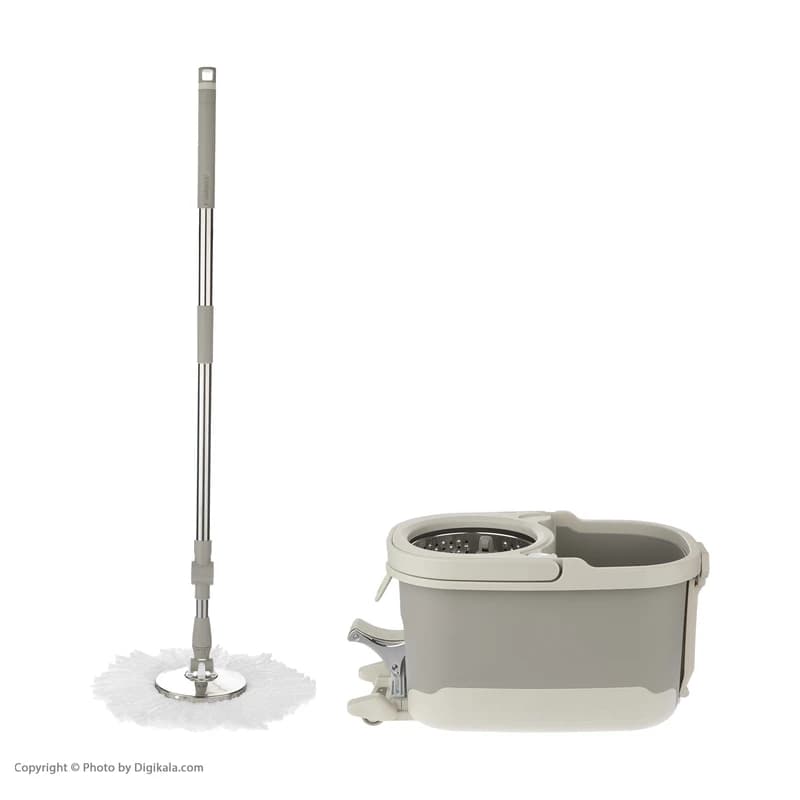 ست سطل و زمین شوی چرخشی یونیک مدل UN-2504 (وارداتی) — تصویر ۹