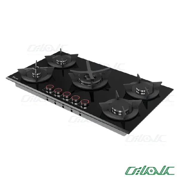 اجاق گاز شیشه ای داتیس مدل ولوم DG-565 LED — تصویر ۷
