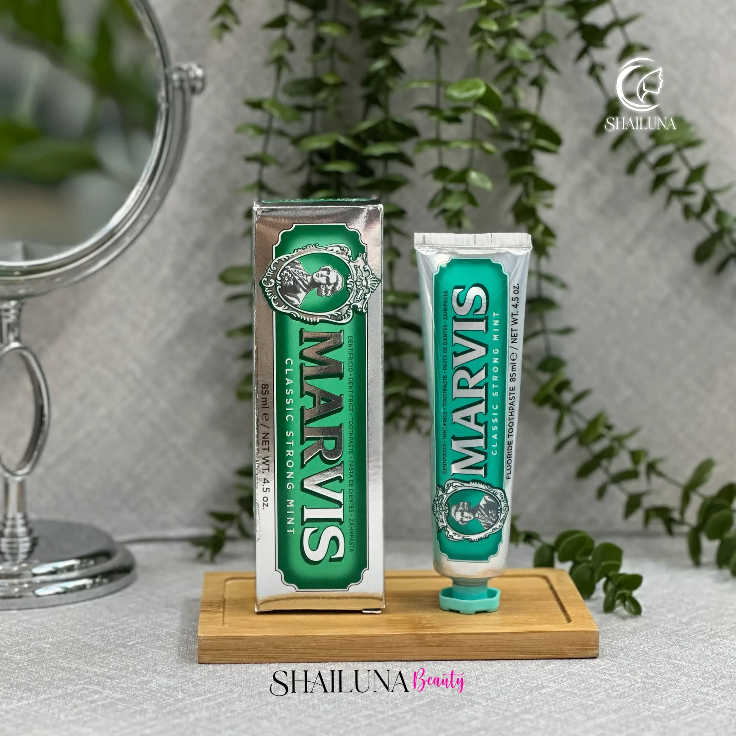 خمیردندان سبز مارویس نعنایی کلاسیک Marvis Classic Mint — تصویر ۶