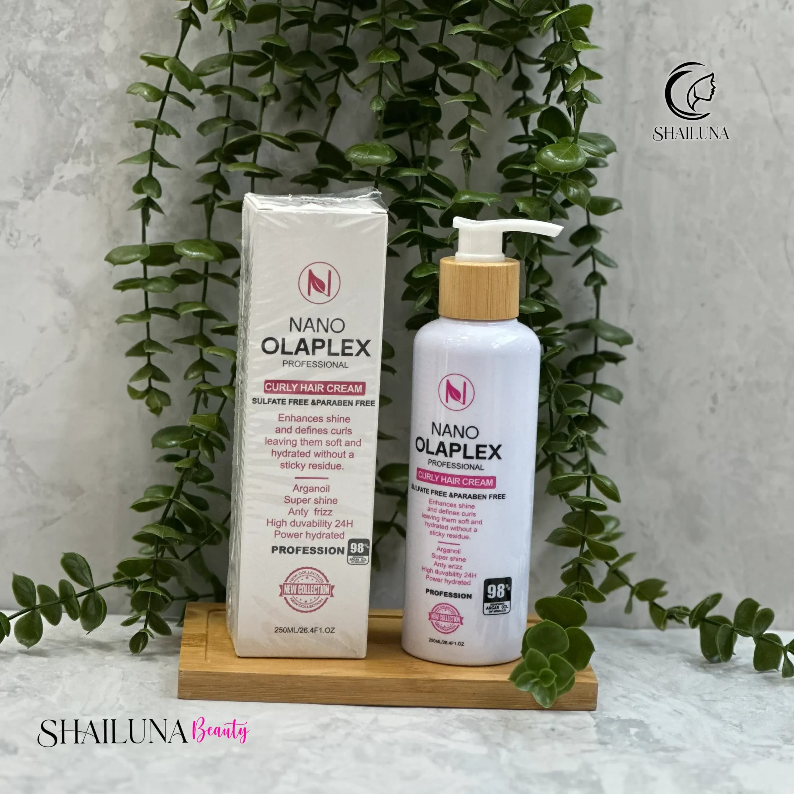 کرم موی فر نانو اولاپلکس Nano Olaplex Curly Hair Cream — تصویر ۳