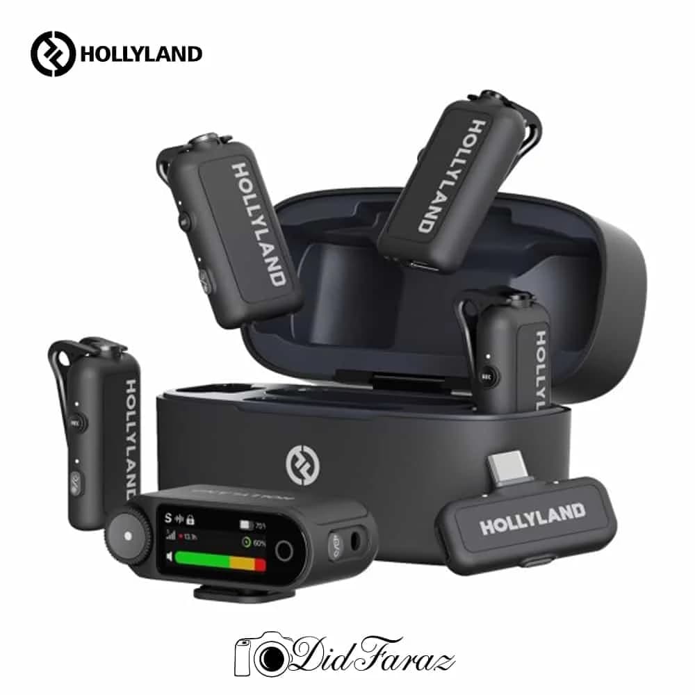 میکروفون یقه ای هالی لند HOLLYLAND Lark MAX 2 Combo-4 Person — تصویر ۵