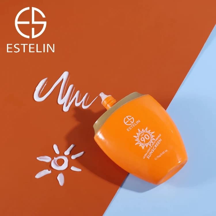 ضدآفتاب ضدچروک SPF90 استلین Estelin مدل Ultra Light & Anti Wrinkle Sunscreen(75 گرم) — تصویر ۴