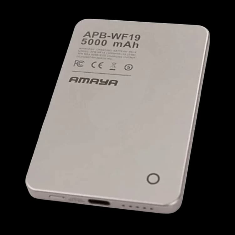 پاوربانک وایرلس آمایا مدل APB-WF19 ظرفیت 5000 میلی آمپر ساعت — تصویر ۳