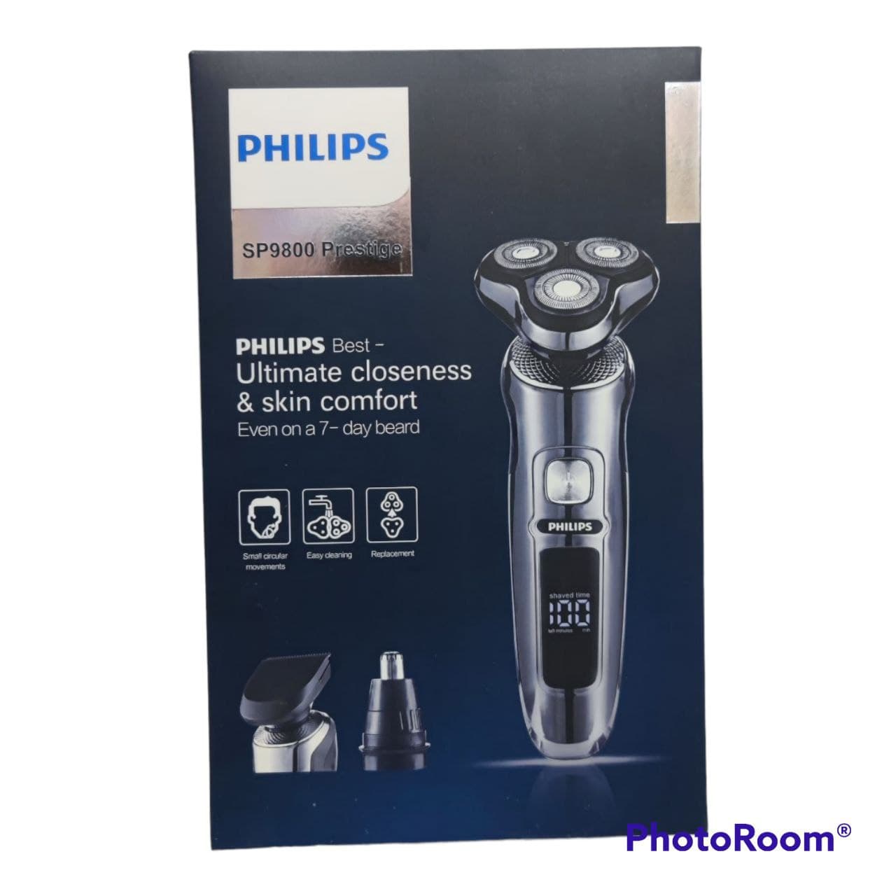 ریش تراش 3تیغ فیلیپس 4کاره اورجینال هلند PHILIPS-SP9800-Prestige — تصویر ۷