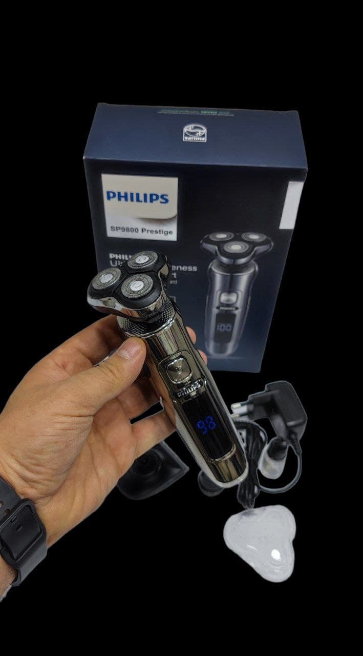 ریش تراش 3تیغ فیلیپس 4کاره اورجینال هلند PHILIPS-SP9800-Prestige — تصویر ۸