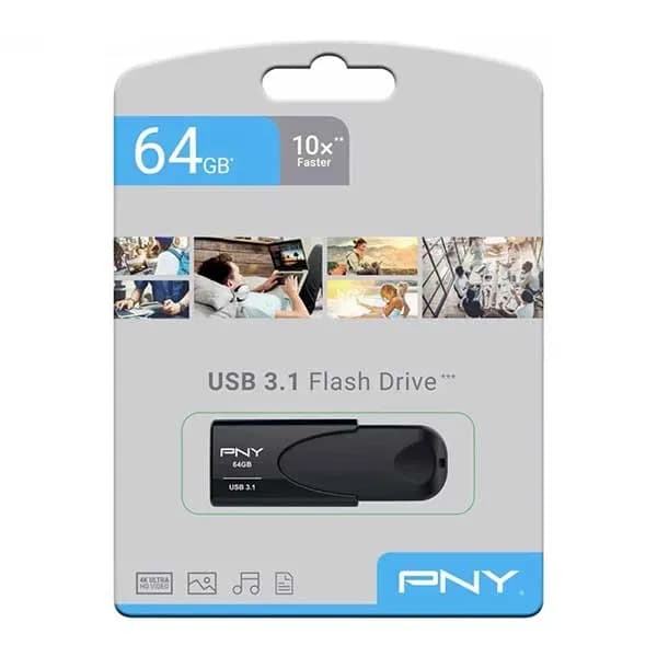 فلش مموری پی ان وای مدل USB 3.1 ظرفیت 64 گیگابایت
