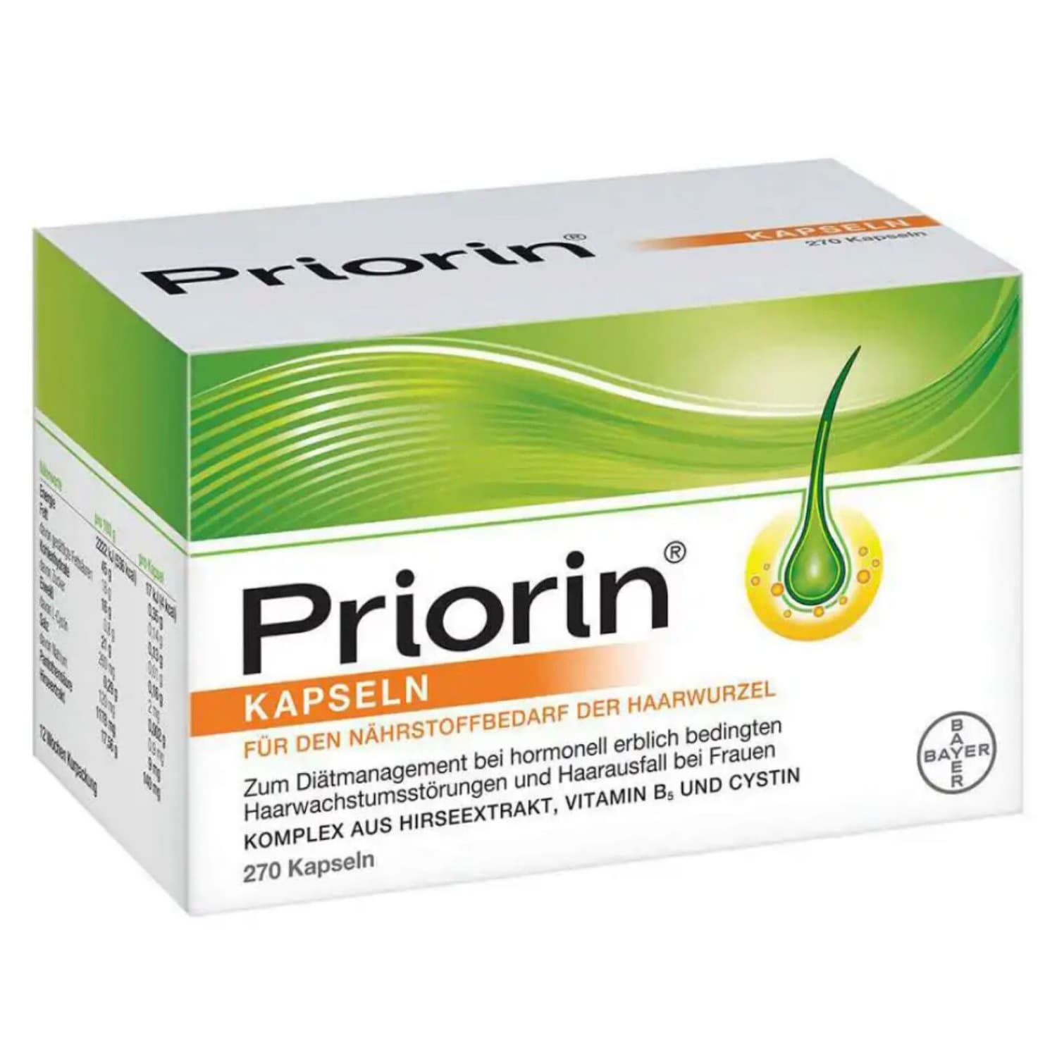 قرص 120 عددی پریورین اصل خارجی Bodi Priorin | کپسول پریورین اورجینال