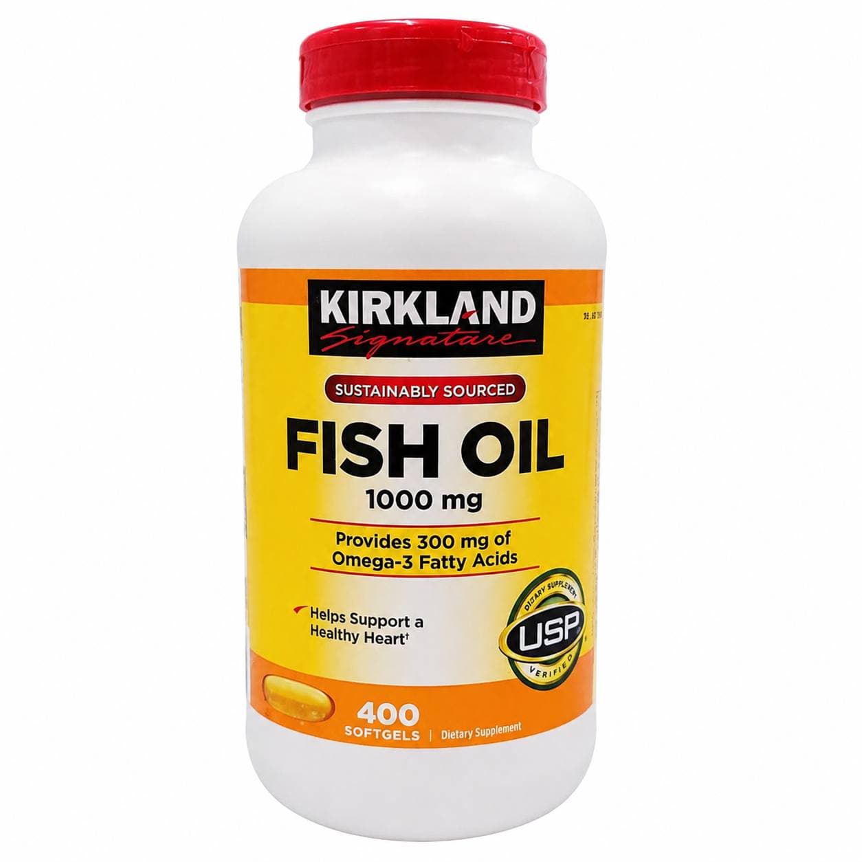 کپسول روغن ماهی اصل وارداتی سیگنچر 1000 میلیگرم Kirkland Signature Fish Oil 1000mg