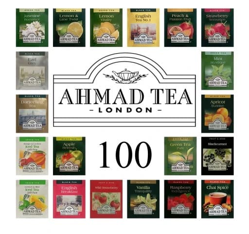 چای کیسه ای مخلوط 12 طعم احمد 60 عددی Ahmad Tea twelve teas — تصویر ۵