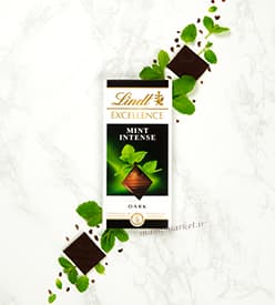شکلات تلخ نعنایی لینت اکسلنس اورجینال LINDT MINT excellence cocoa — تصویر ۳