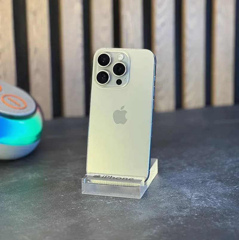 گوشی آیفون 15Pro نچرال حافظه 256 گیگابایت | CH باطری %100 (با ریجستر) کارکرده — تصویر ۳