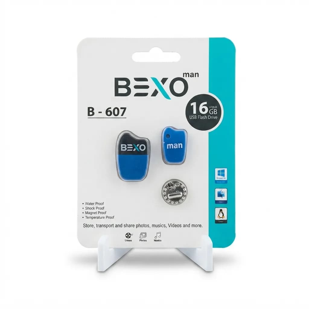 فلش مموری بکسو مدل B-607 ظرفیت 16 گیگابایت USB2.0