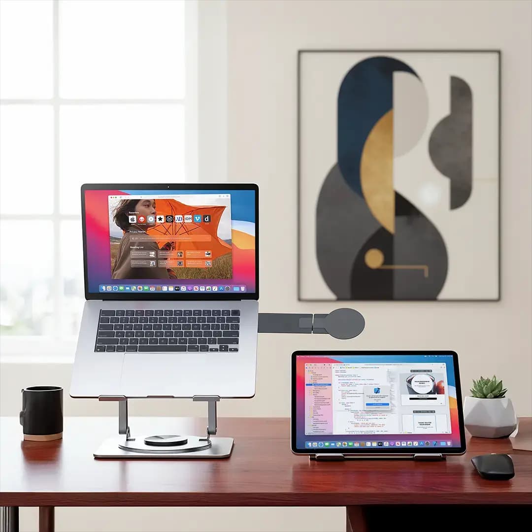 استند لپتاپ تاشو مگسیف دار پرودو مدل PDLSM360DKGY — تصویر ۴