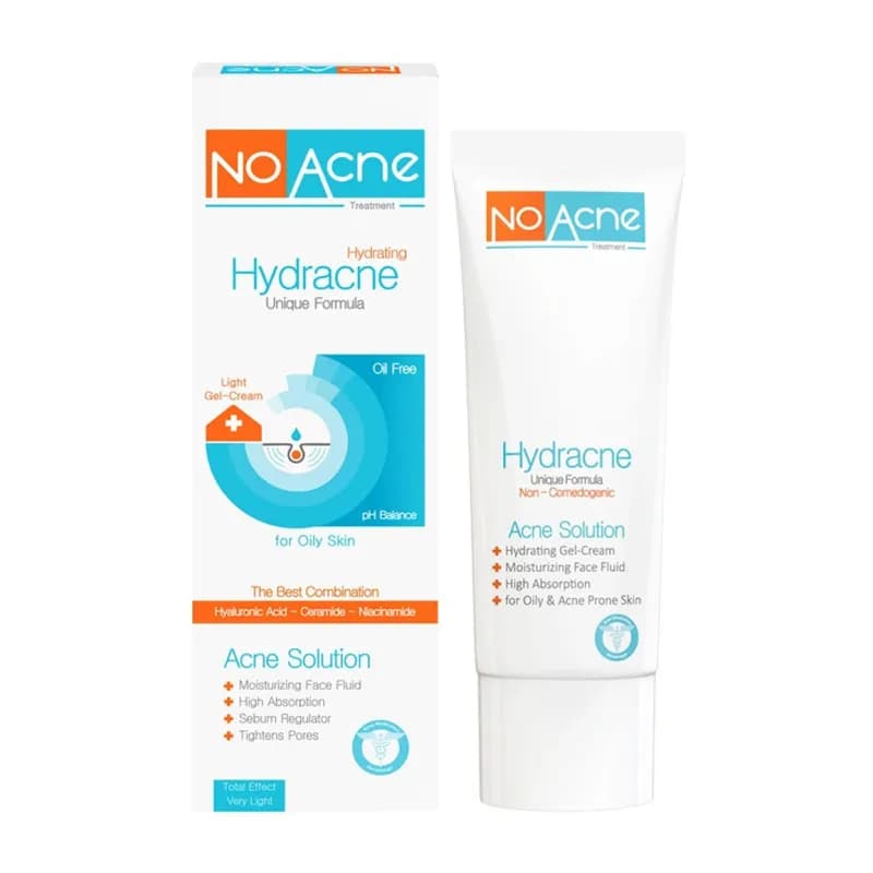 ژل کرم آبرسان صورت نو آکنه مدل Hydracne حجم 40 میلیلیتر — تصویر ۸