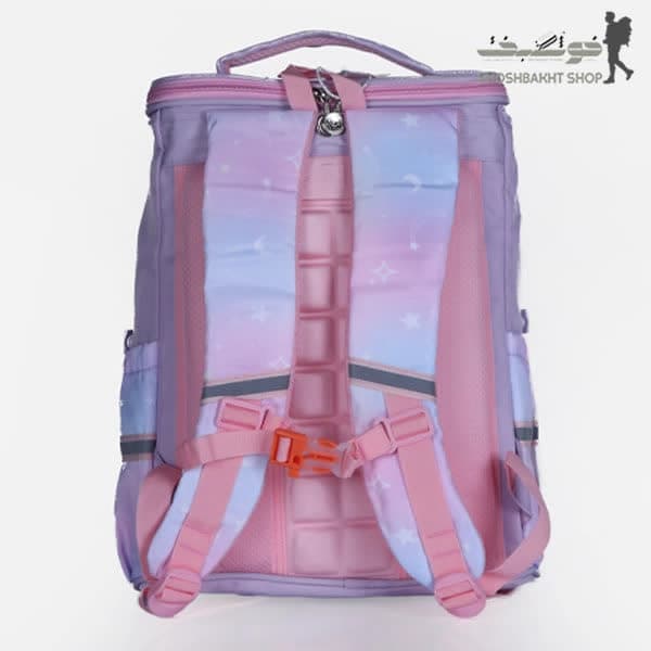 کوله پشتی دخترانه صندوقی مدل کرومی — تصویر ۵