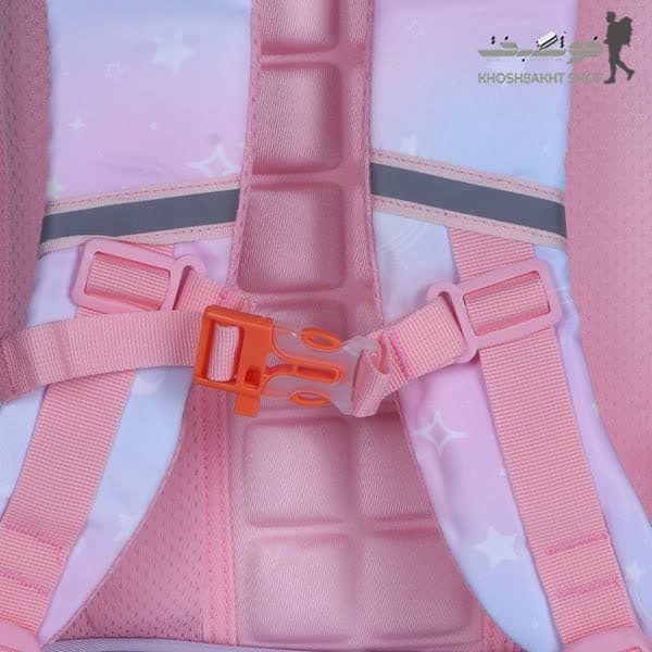 کوله پشتی دخترانه صندوقی مدل کرومی — تصویر ۶