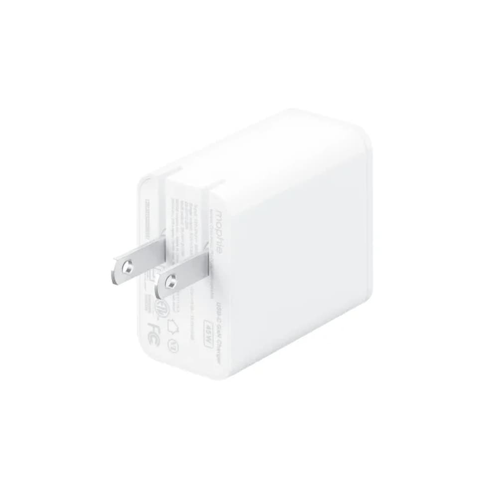 شارژر دیواری 45 وات موفی مدل Mophie SpeedPort GaN 45W Dual USB-C — تصویر ۵