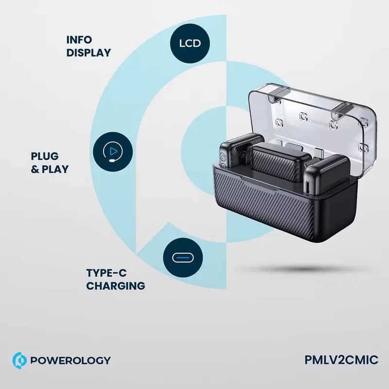 میکروفون powerology مدل PMLV2CMIC — تصویر ۴