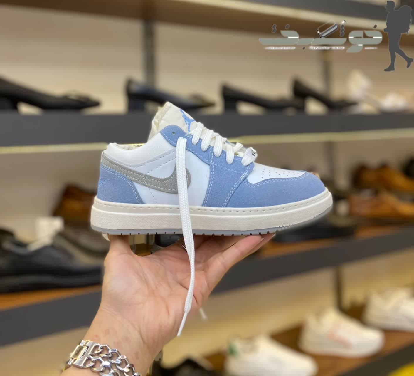 کتونی نایک nike جردن jordan 1 زنانه کد 4054 — تصویر ۷