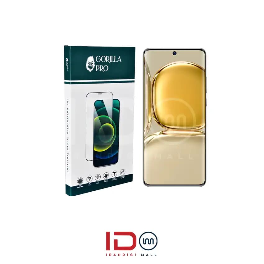 گلس و محافظ هیدروژلی (مات) نمایشگر گوشی هواوی مدل Huawei P50 Pro — تصویر ۳
