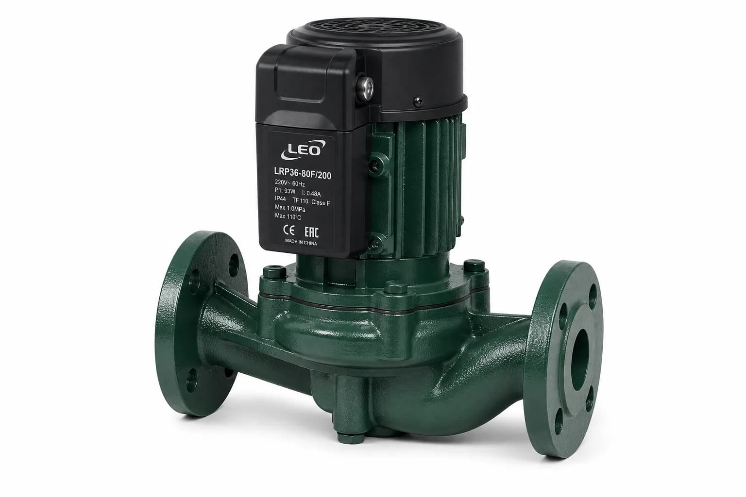 پمپ سیرکولاتور فلنج دار ۱/۲۵ اینچ لئو (LEO) مدل LRP36-80F/200