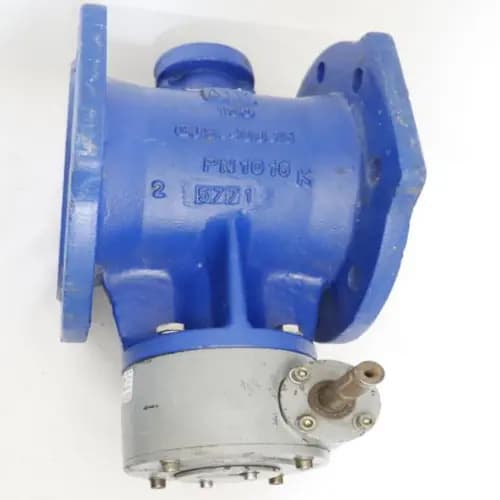 شیر پروانهای گیربکسی فلنج دار 6 اینچ 16 بار میراب | باترفلای ولو DN150 PN16 — تصویر ۲
