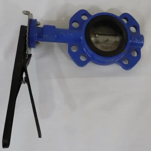 شیر پروانهای ویفری 3 اینچ میراب اهرمی DN80 PN10/PN16 — تصویر ۲