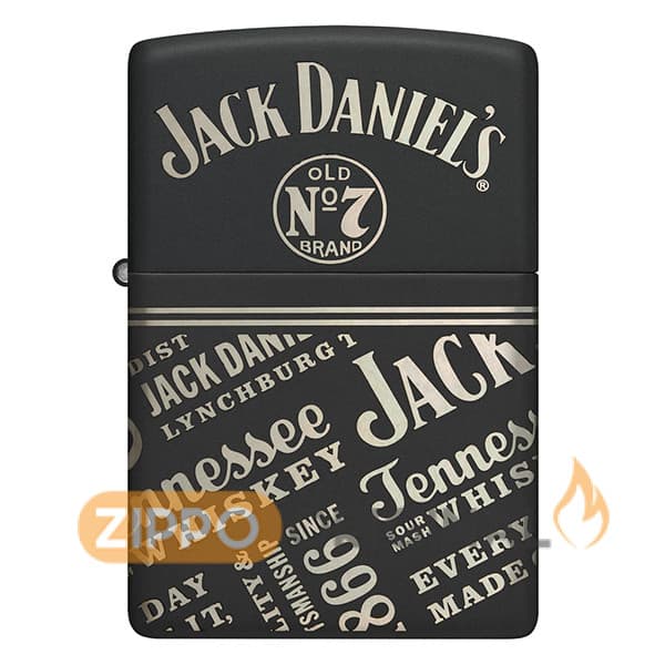 زیپو اصل کد 46279 Jack Daniel’s® Logos & Slogans