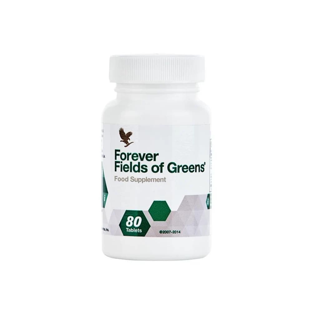 مکمل سبزیجات سبز فوراور مدل Forever Fields of Greens بسته 80 عددی