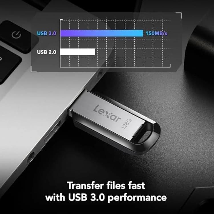 فلش مموری لکسار مدل M400 ظرفیت 128 گیگابایت USB 3 — تصویر ۴