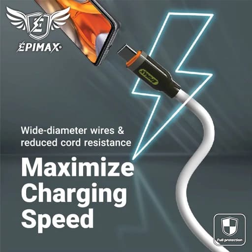 کابل USB-A به Micro-USB اپیمکس مدل EC-124 طول 1 متر با روکش سیلیکونی — تصویر ۲