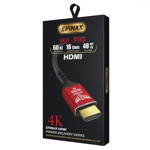 کابل HDMI اپیمکس مدل EC96 طول 1.5 متر برای انتقال صدا و تصویر