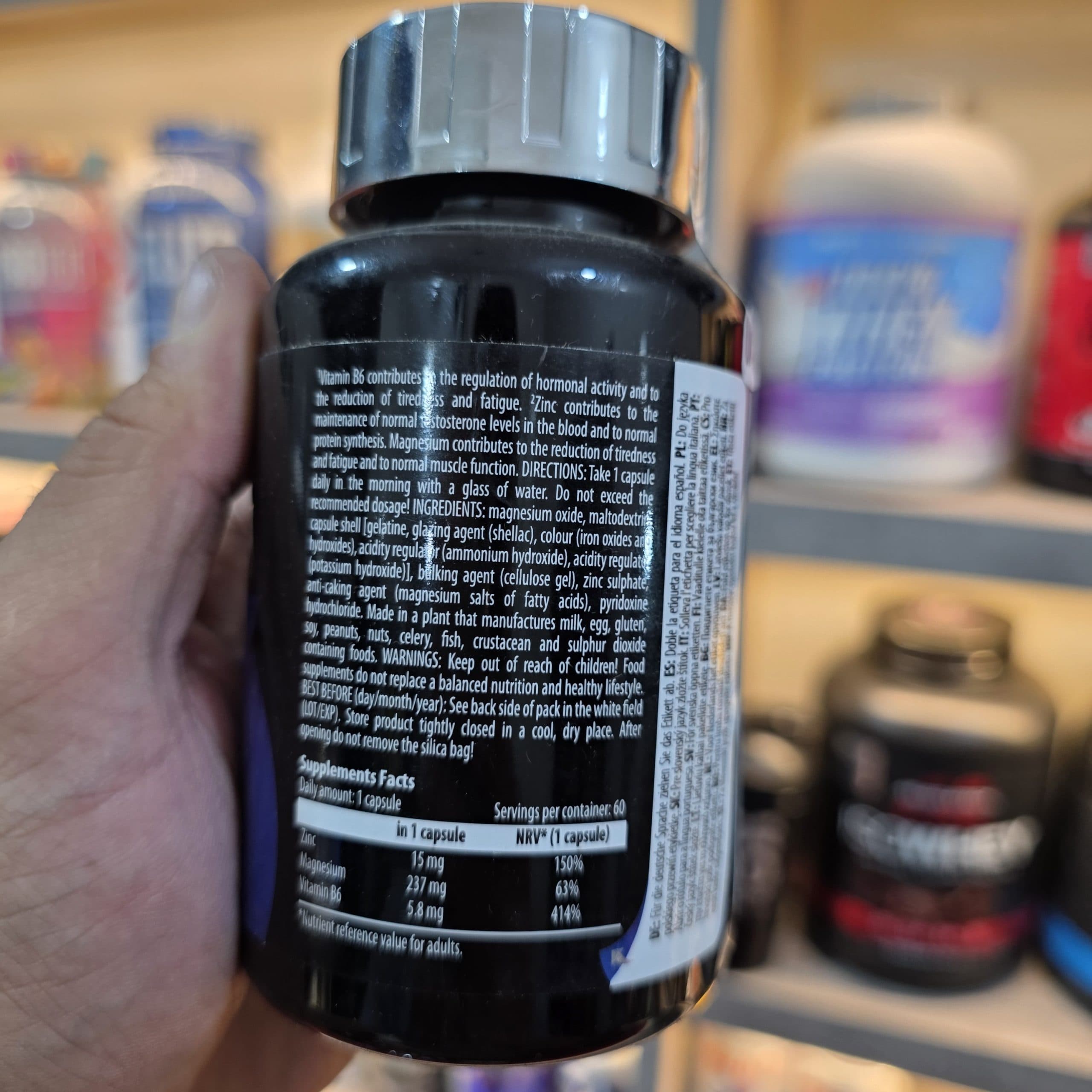 زد ام بی سایتک نوتریشن ۶۰ عددی (Scitec Nutrition ZMB) — تصویر ۳