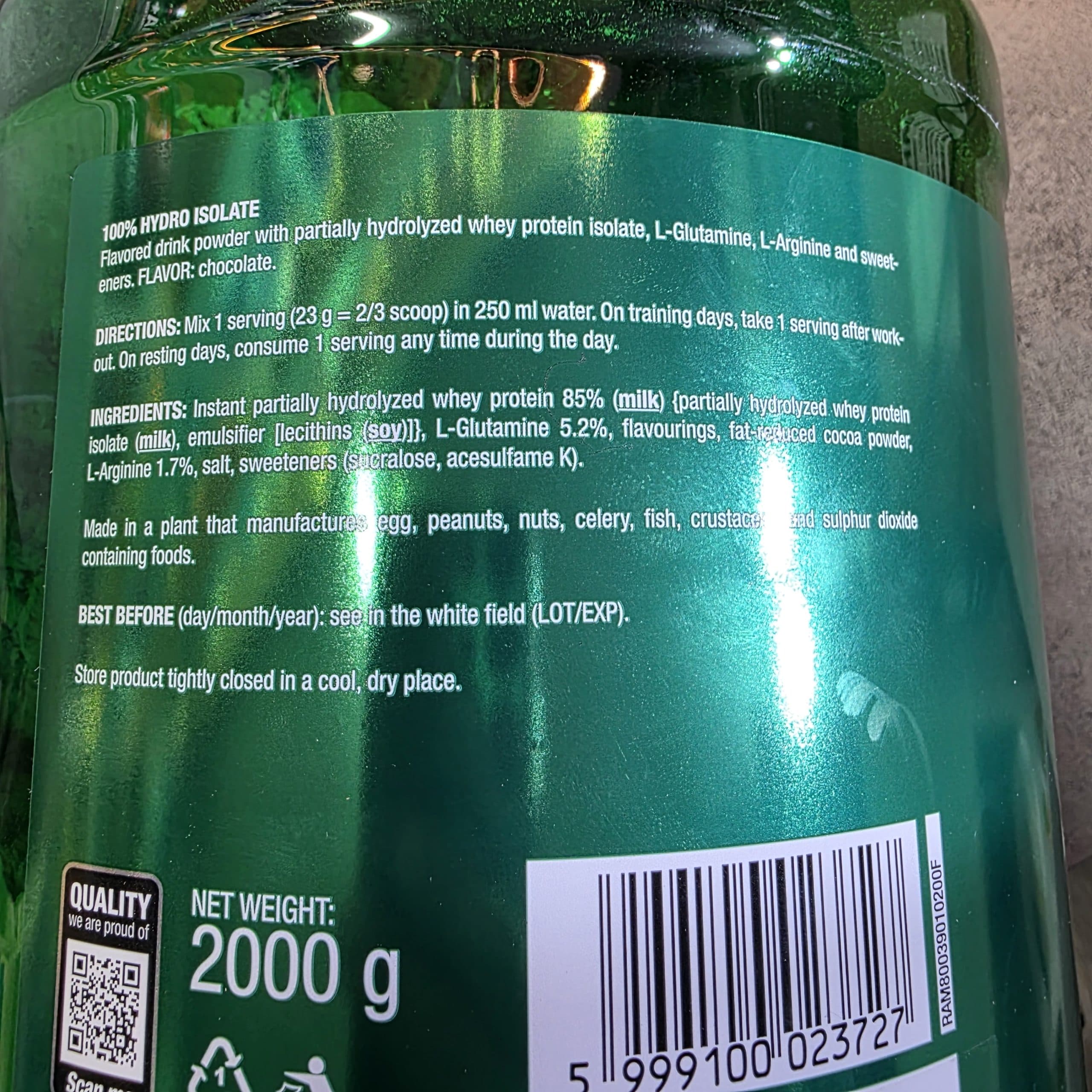 پروتئین وی ایزوله سایتک نوتریشن Scitec Nutrition 100% Whey Isolate — تصویر ۵