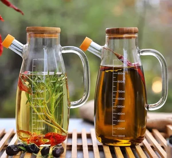 روغن ریز پیرکس درب بامبو درجه دار وارداتی اورجینال حجم 1000 میل بارکد 44372