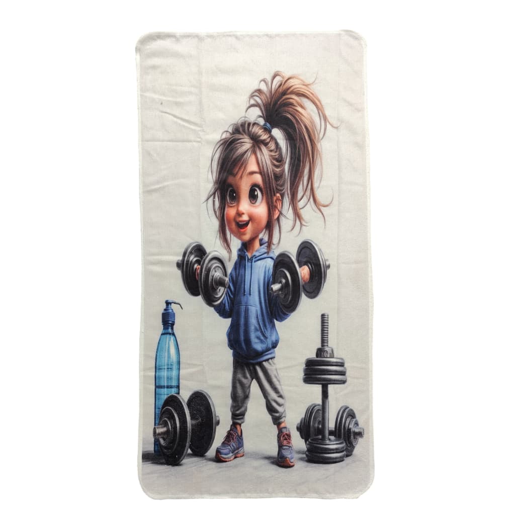 حوله باشگاهی دخترانه طرح کارتونی 100 در 50 (کد 125)
